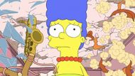 Marge in The Simpsons (Image via Disney+)